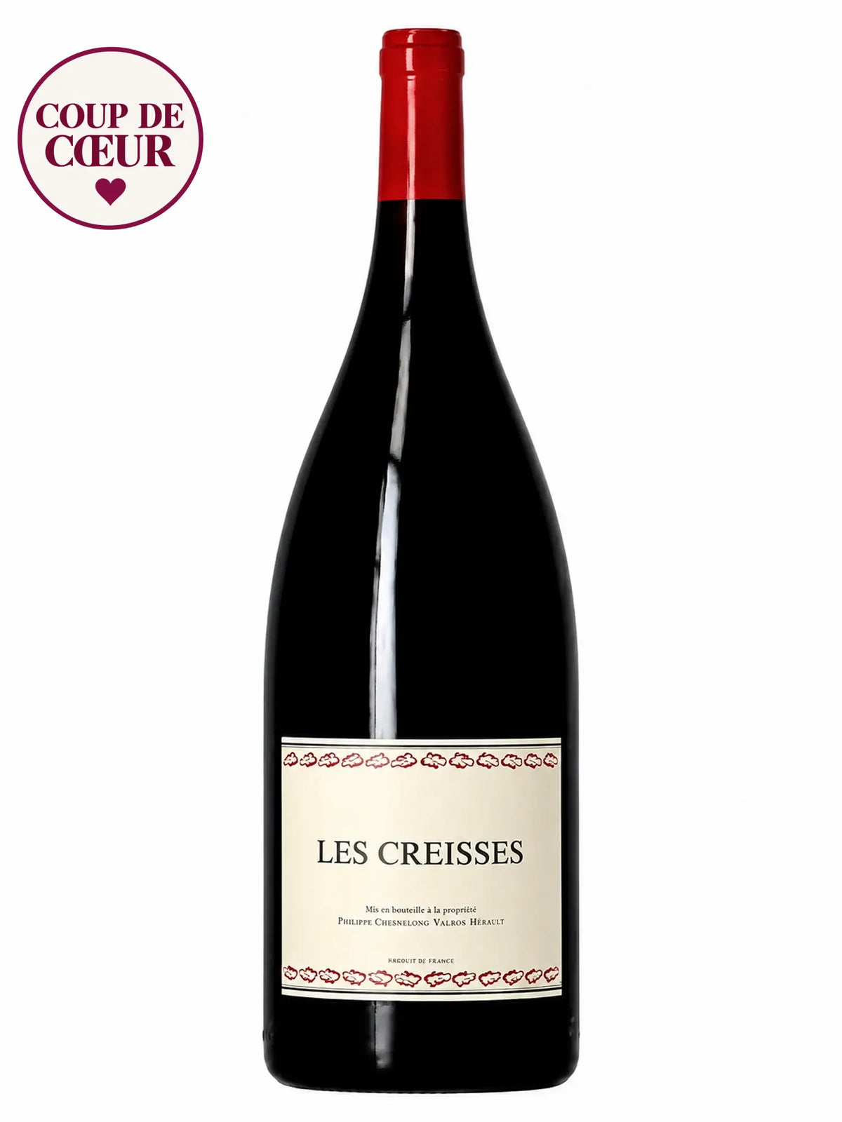 Domaine Les Creisses - IGP Pays d'Hérault - Les Creisses rougeMagnum