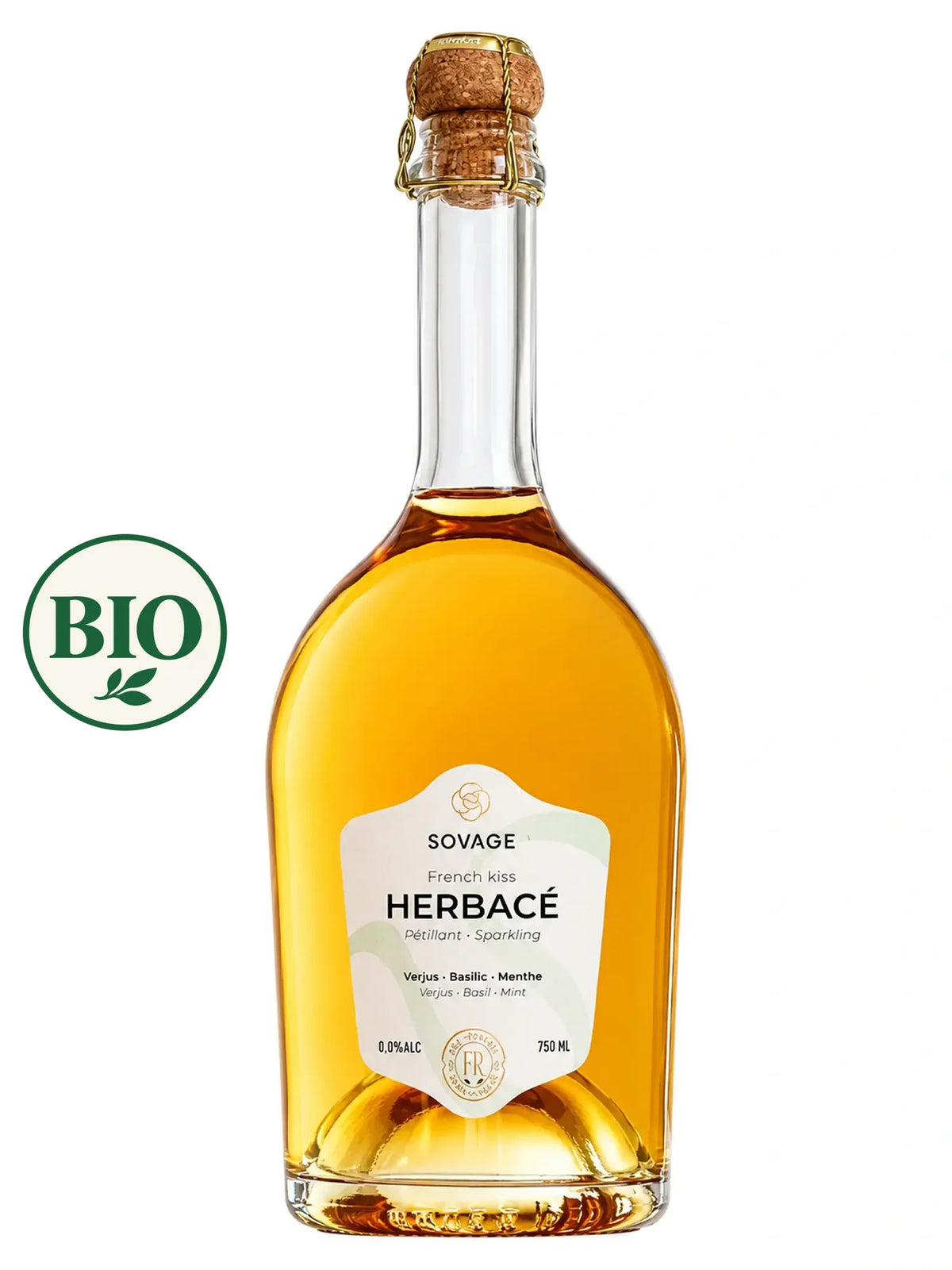 SOVAGE - French Kiss - Pétillant Herbacé Sans alcool