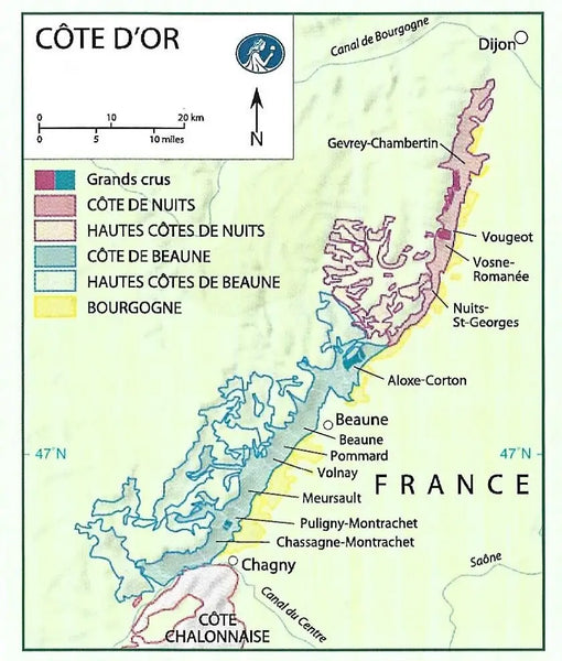 carte cote d'or