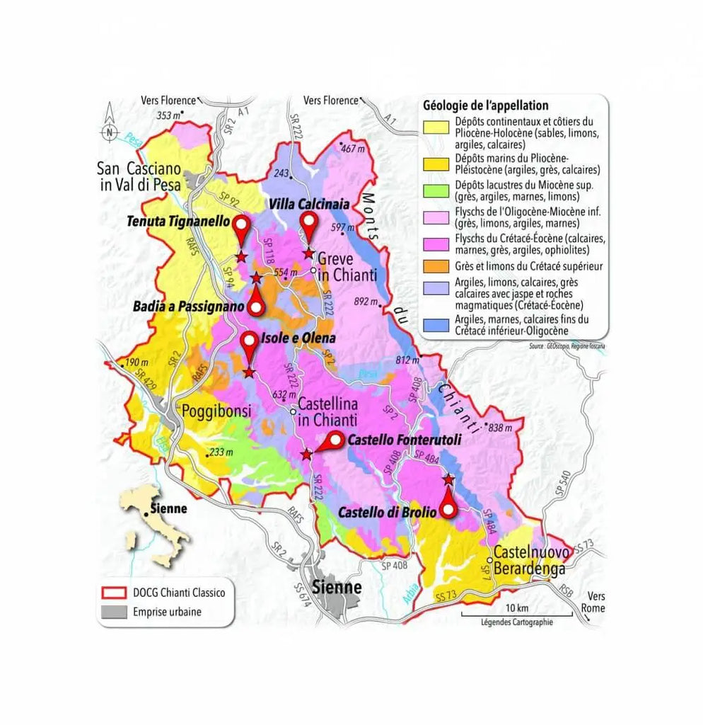 carte terroir chianti