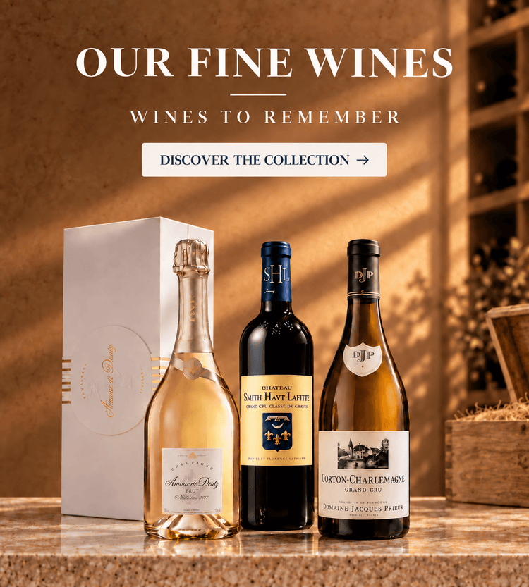 fine wines selection mobile