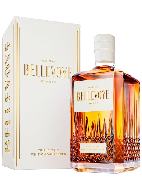 Bellevoye Blanc - Whisky Finition Sauternes - Triple Malt Français