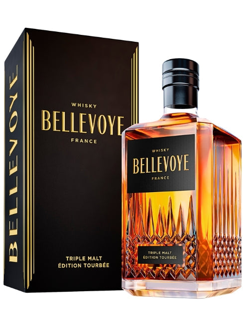 Bellevoye Noir - Whisky Tourbé - Triple Malt Français