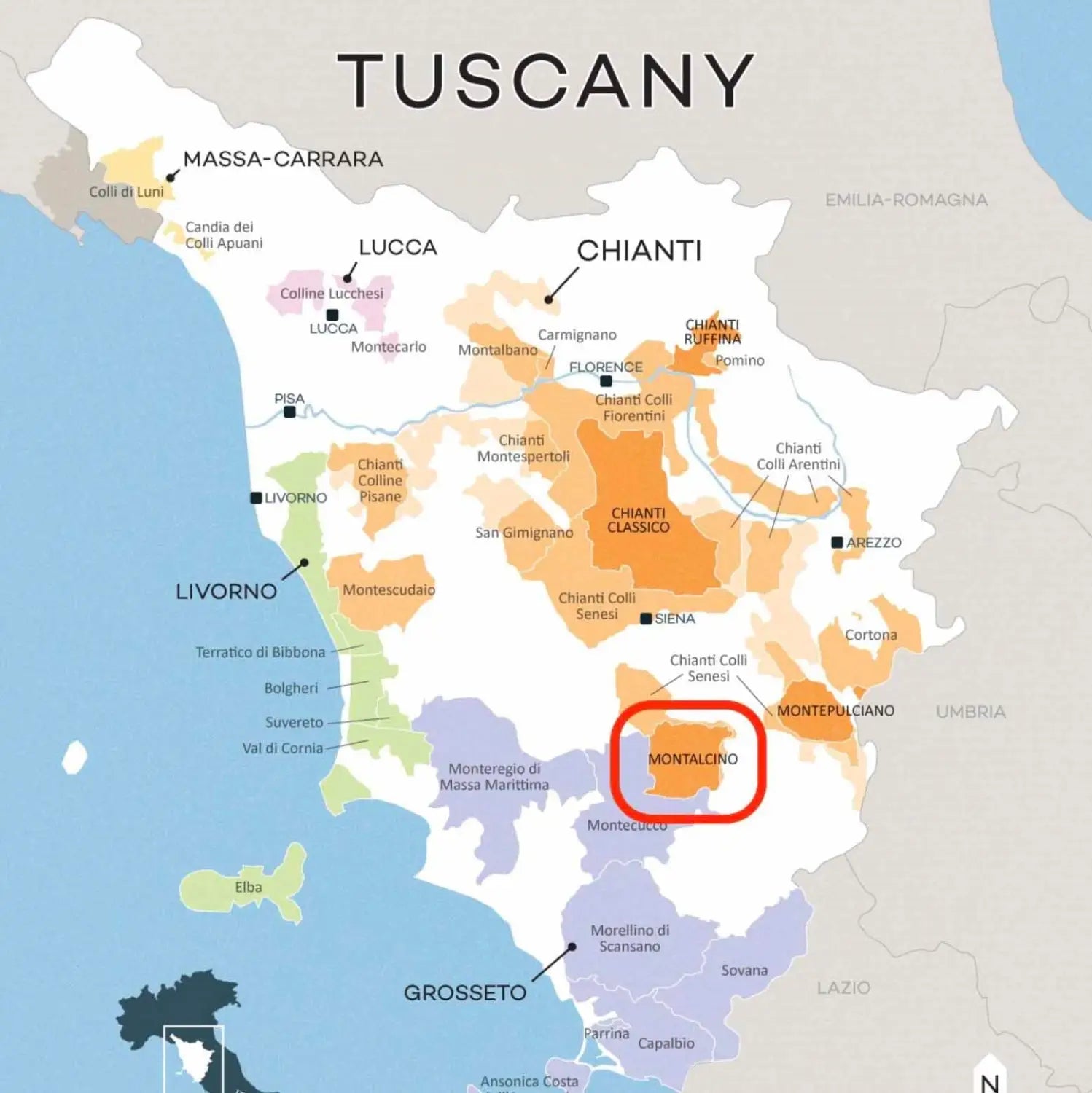 Brunello di Montalcino: le grand terroir toscan du Sangiovese