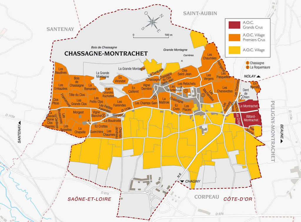 carte chassagne-montrachet