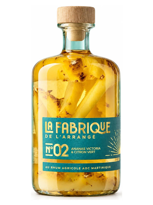 La Fabrique de L'Arrangé N°02 - Rhum arrangé Ananas Victoria & Citron vert