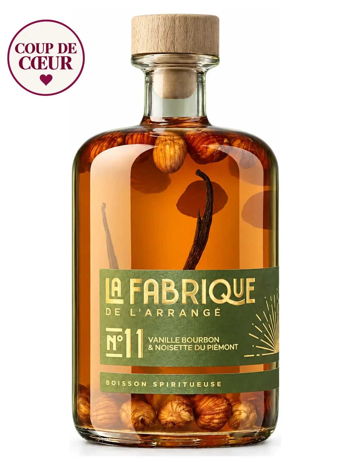 La Fabrique de L'Arrangé N°11 - Rhum arrangé Vanille Bourbon & Noisette du Piémont