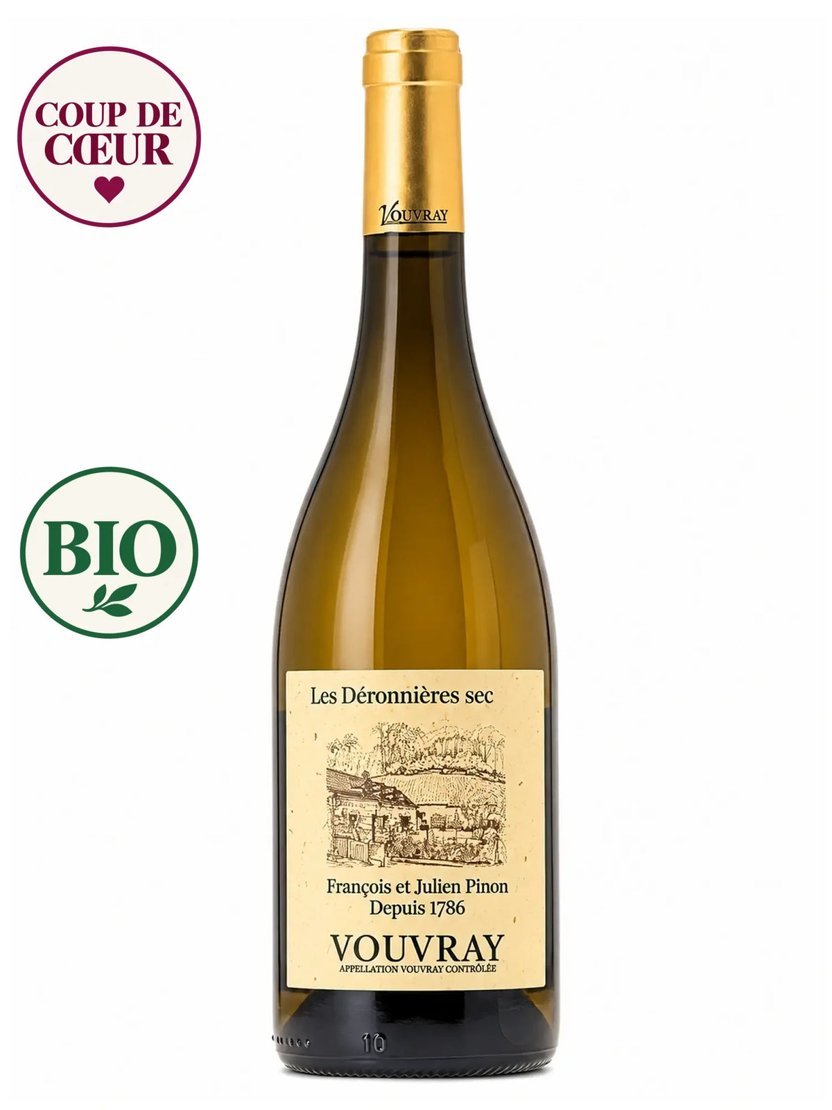Domaine François et Julien Pinon - Vouvray - Les Deronnières sec