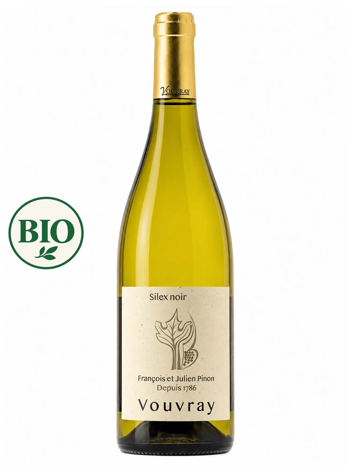 Domaine François et Julien Pinon - Vouvray demi-sec - Silex noir