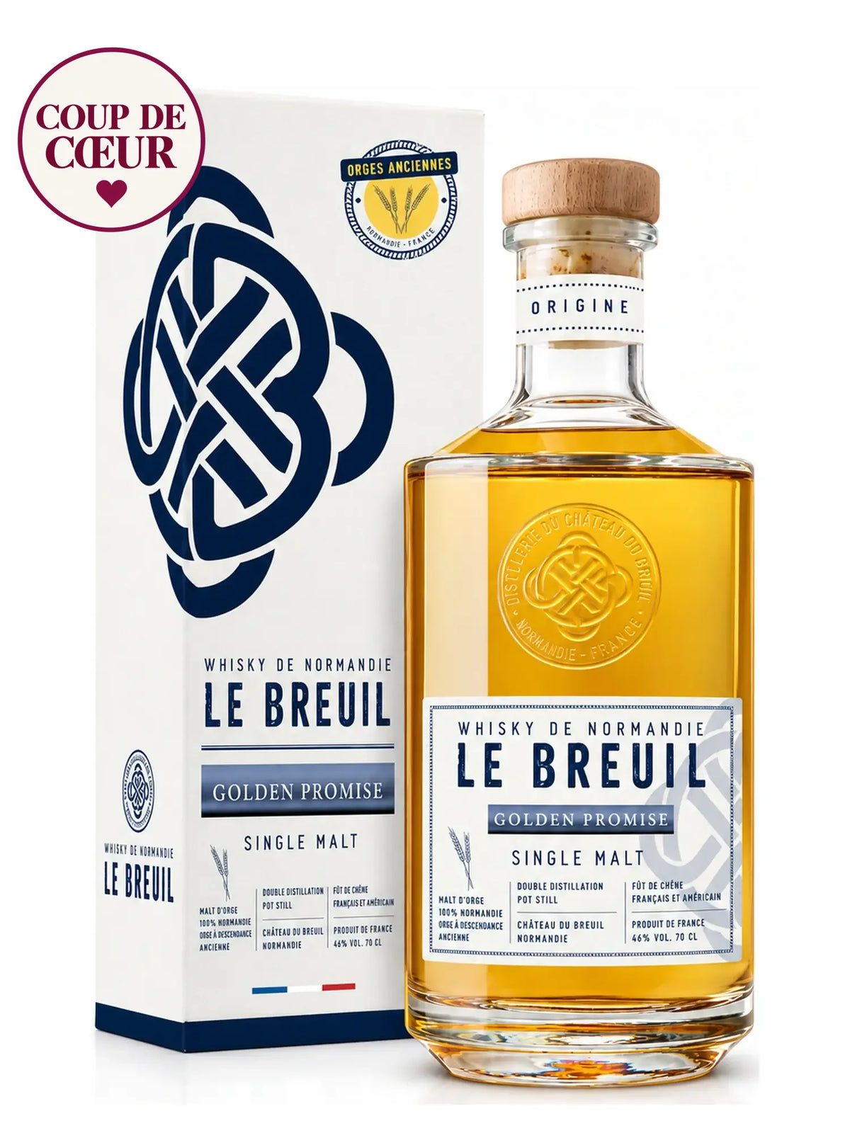 Le Breuil Whisky - Golden Promise (Origine) - Single Malt