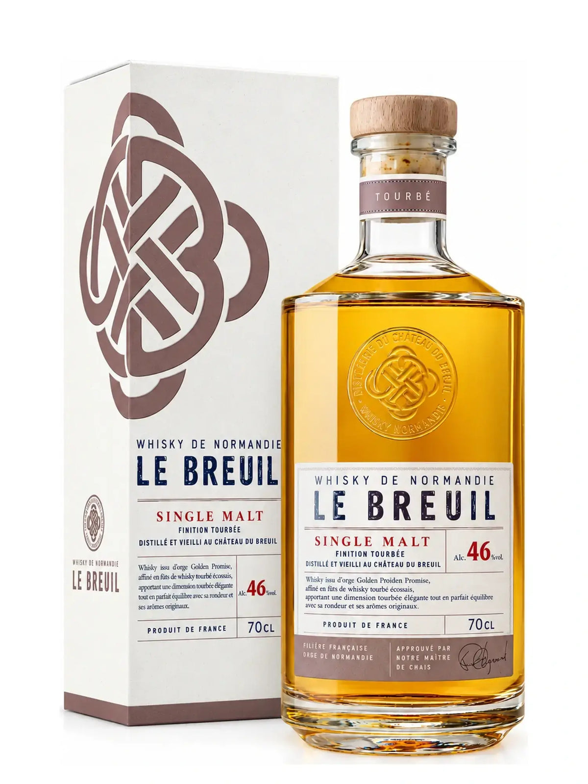 Le Breuil Whisky Tourbé -  Single Malt