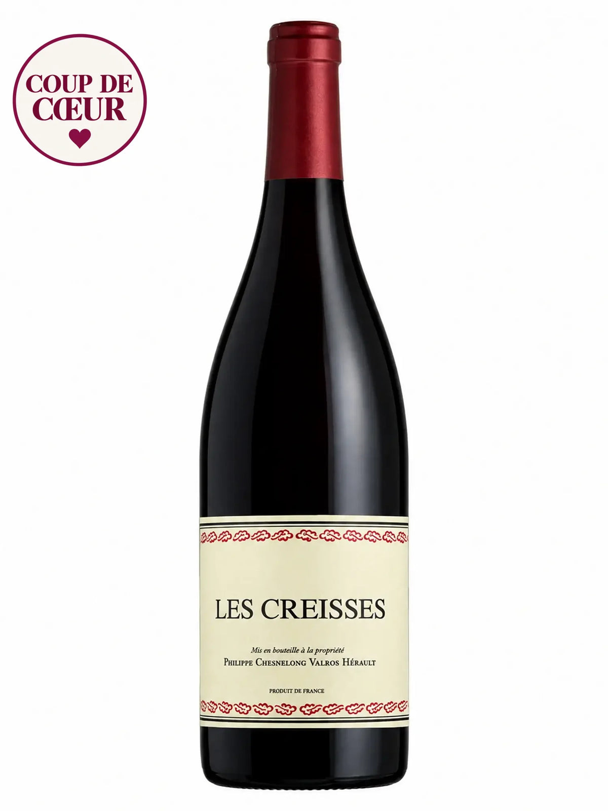 Domaine Les Creisses - IGP Pays d'Hérault - Les Creisses rouge