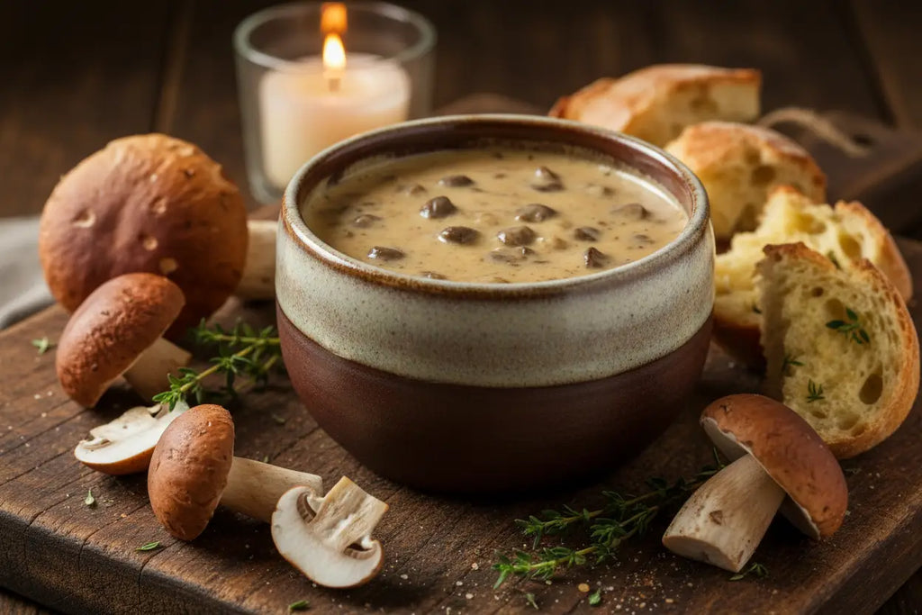 fondue savoyage aux cèpes