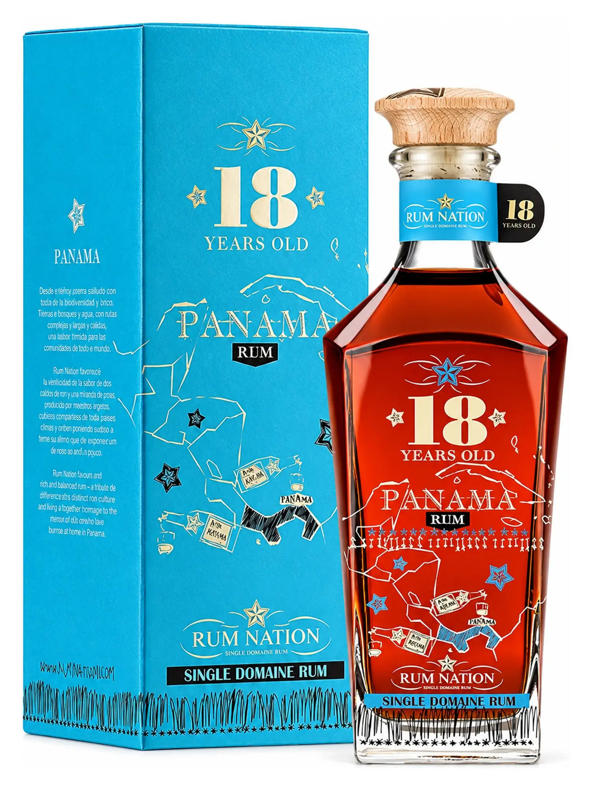 Rum Nation - 18 ans Panama Decanter