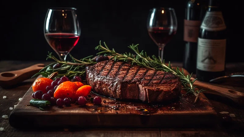 vin et cote de boeuf